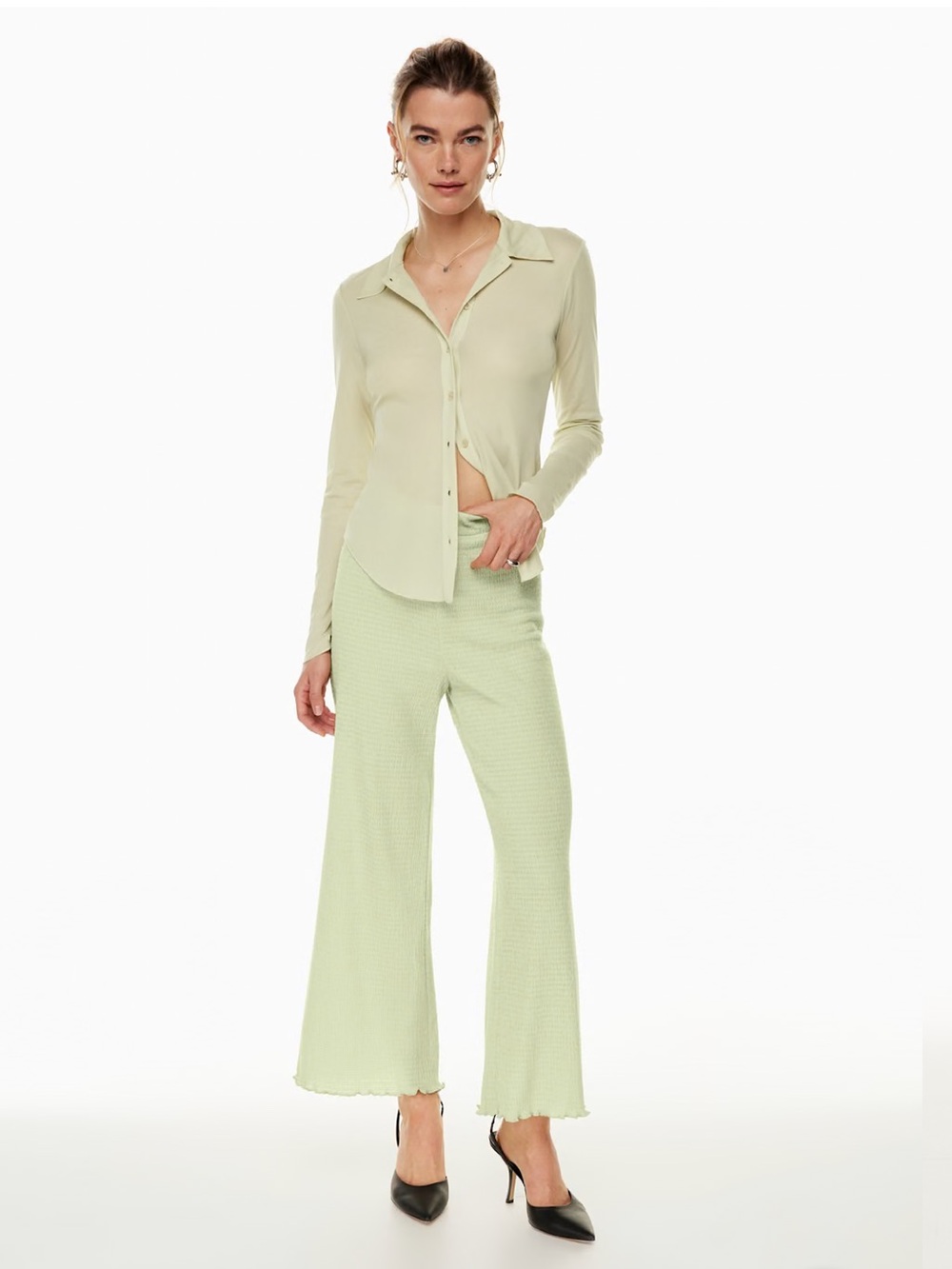 Aritzia • Wilfred Verona Wide Leg Pants • Size small